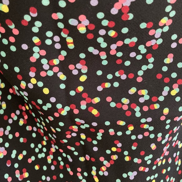 90’s Smart Set rainbow polka dot maxi slip dress - Picture 3 of 5